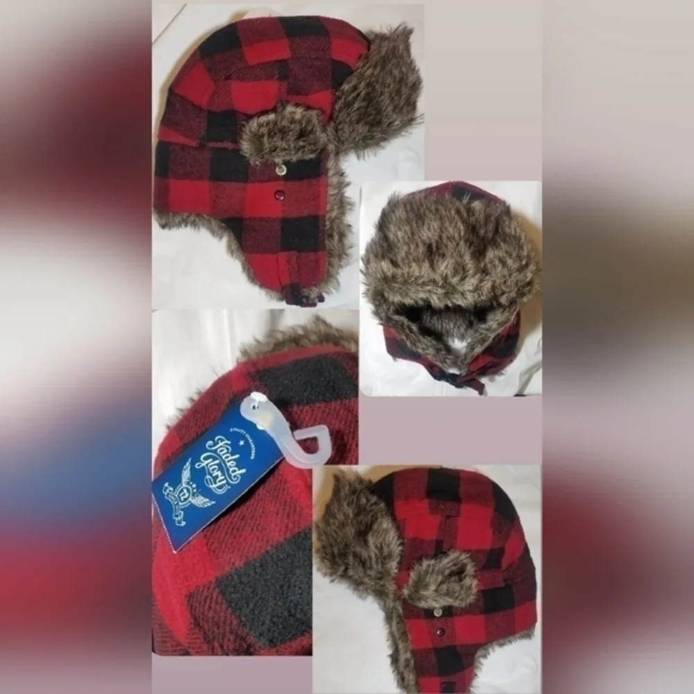 Faded Glory Buffalo Plaid Hat